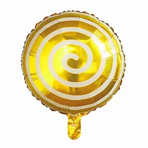 18 Inch Lollipop Windmill Striped Helium Foil Balloon Baby Shower Birthday Party Decoration Candy Balloon