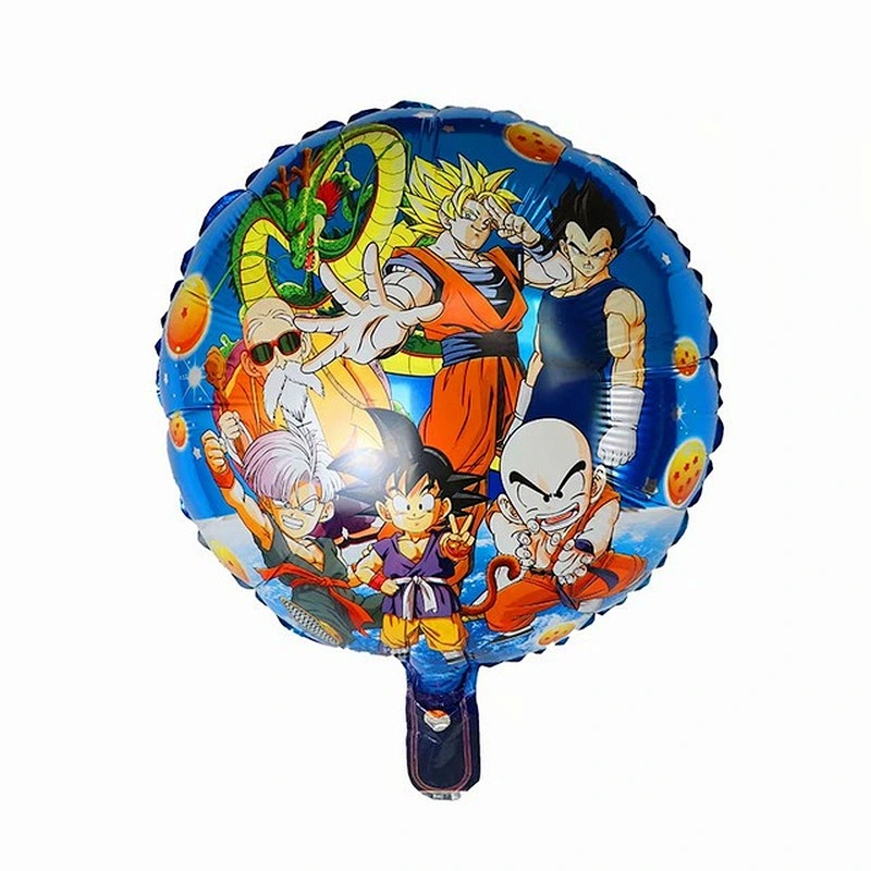 18 Inch Cartoon Character Anime Round Foil Balloon Helium Balloon Birthday Party Decoration Kids Toys Balloons