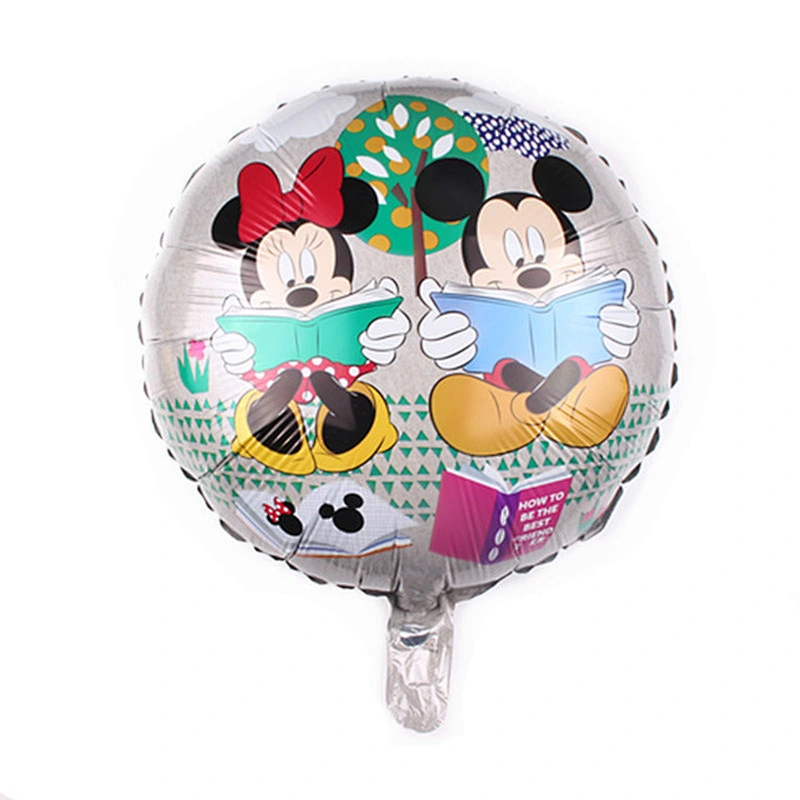Mickey Minnie Donald Duck Round Foil Balloon Helium Balloon Birthday Party Decoration Kids Toys Balloons