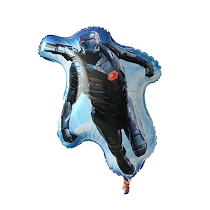 SuperHero Cartoon Character Shape Helium Foil Balloons Mutl Color SpiderMan Hero Mylar Golbos for Party Wedding Decoration