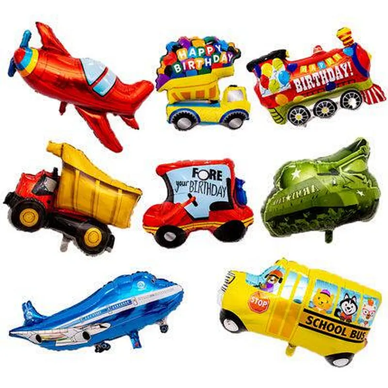 Supply Custom Cartoon Airplane Foil Balloons Plane Shaped Helium Balloons