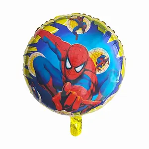 18 Inch Super Hero Balloon The Avengers Spider Man Iron Man Captain America Foil Balloon Children's Birthday Party Supplies