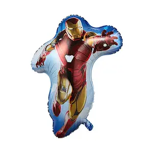 SuperHero Cartoon Character Shape Helium Foil Balloons Mutl Color SpiderMan Hero Mylar Golbos for Party Wedding Decoration