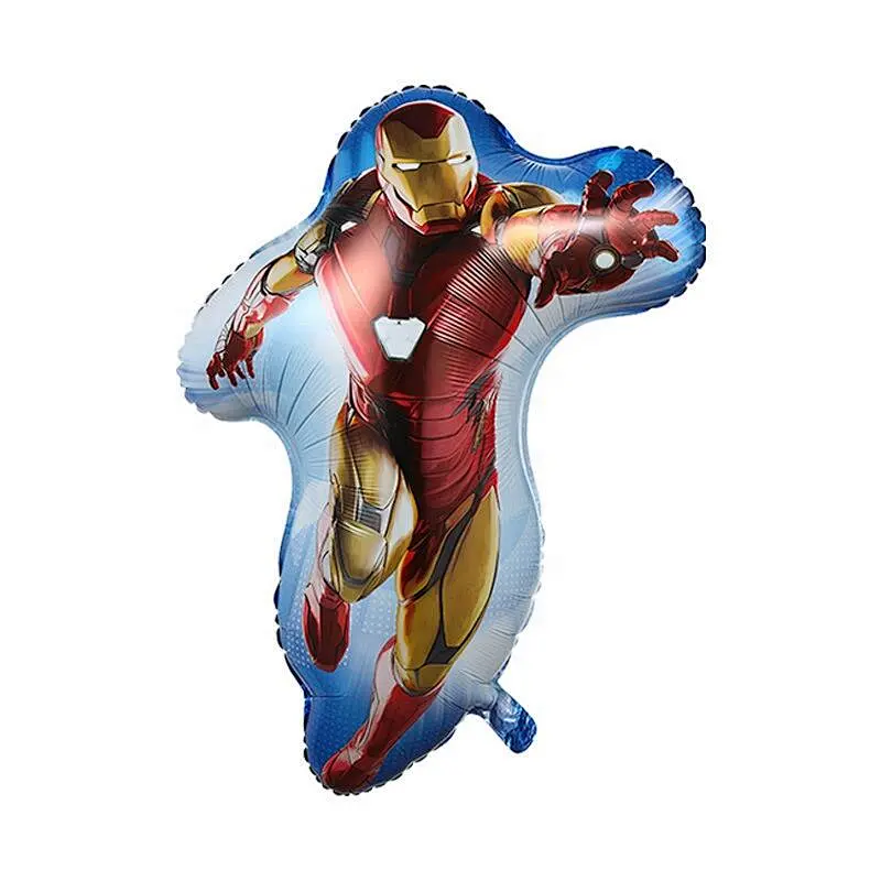SuperHero Cartoon Character Shape Helium Foil Balloons Mutl Color SpiderMan Hero Mylar Golbos for Party Wedding Decoration
