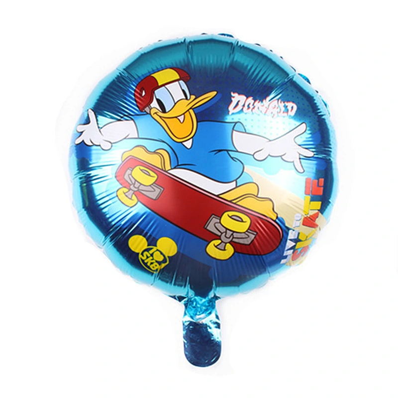 Mickey Minnie Donald Duck Round Foil Balloon Helium Balloon Birthday Party Decoration Kids Toys Balloons