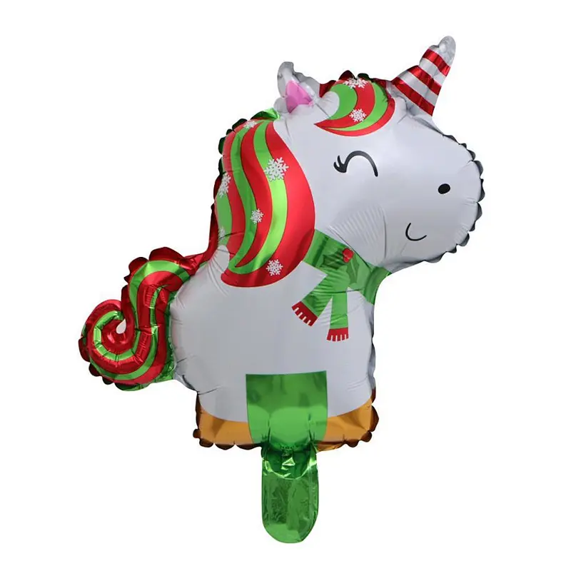 Mini Christmas Balloon Snowman Santa Claus Foil Balloon for New Year Decoration Party Supplies Kids Gifts