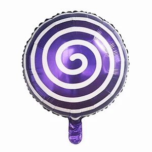 18 Inch Lollipop Windmill Striped Helium Foil Balloon Baby Shower Birthday Party Decoration Candy Balloon