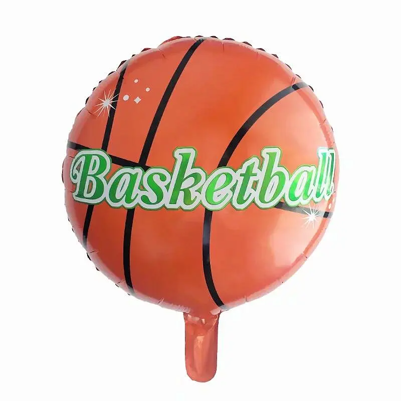 18 Inch Sports Theme Globos Football Volleyball Basketball Foil Helium Balloon Kids Toy Balloon
