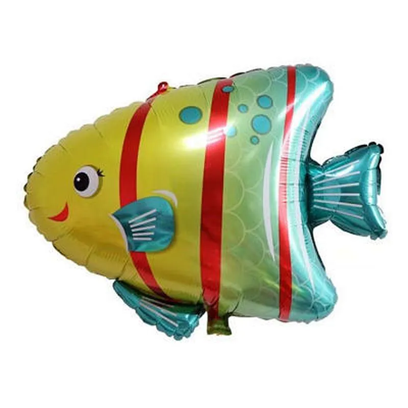Mini trumpet ocean dolphin hippocampus fish aluminum film birthday party decoration layout wedding wedding room balloon