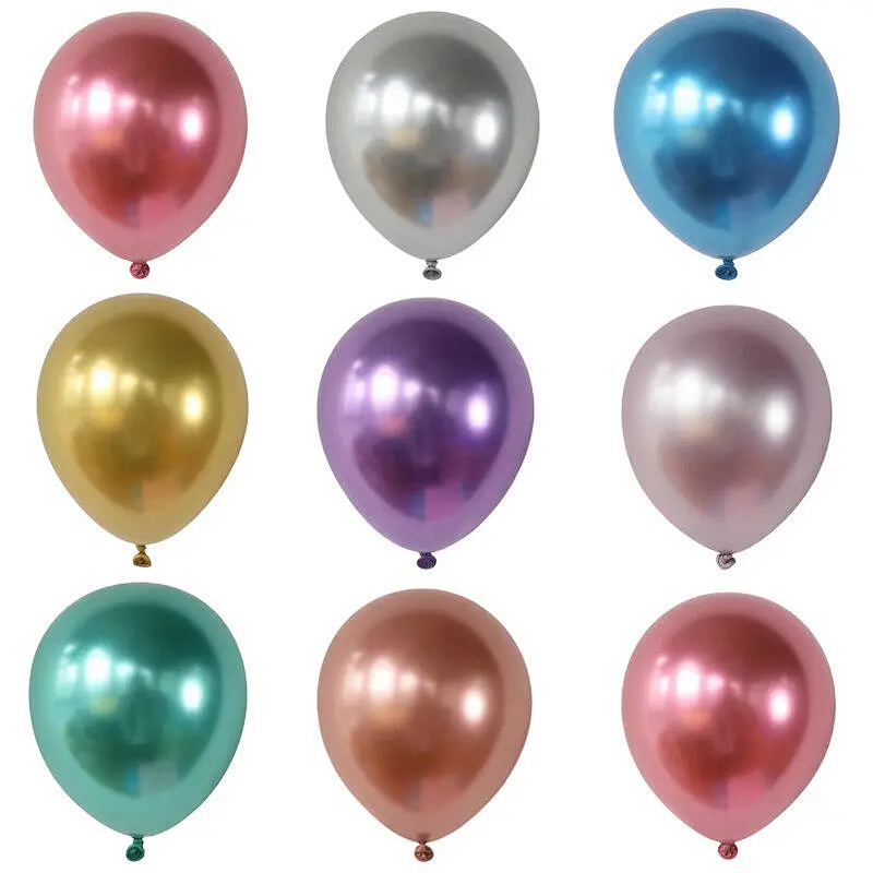 High Quality 12 Inch Metallic Latex Balloons Party Decoration Metallic Color Balloon For Party Decoration