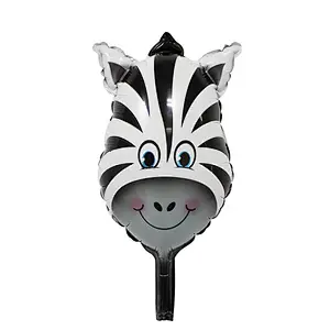 In Stock Animal Head Foil Balloons Happy Birthday Party Decorations Kids Party Tiger Lion Inflatable Globes