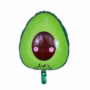 Hot Sale Fruit Vegetables Shape Party Decoration Foil Balloon Avocado Banana Corn Balloons