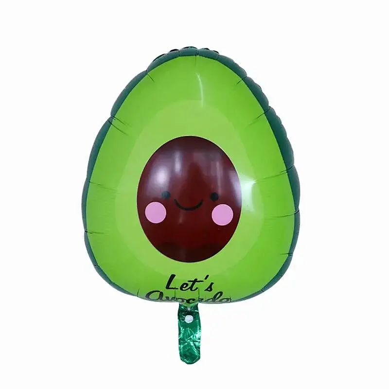 Hot Sale Fruit Vegetables Shape Party Decoration Foil Balloon Avocado Banana Corn Balloons