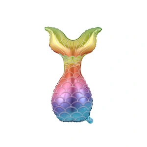 Cheap 22inch Mermaid Tail Foil Balloon Mermaid Party Decoration Balloons