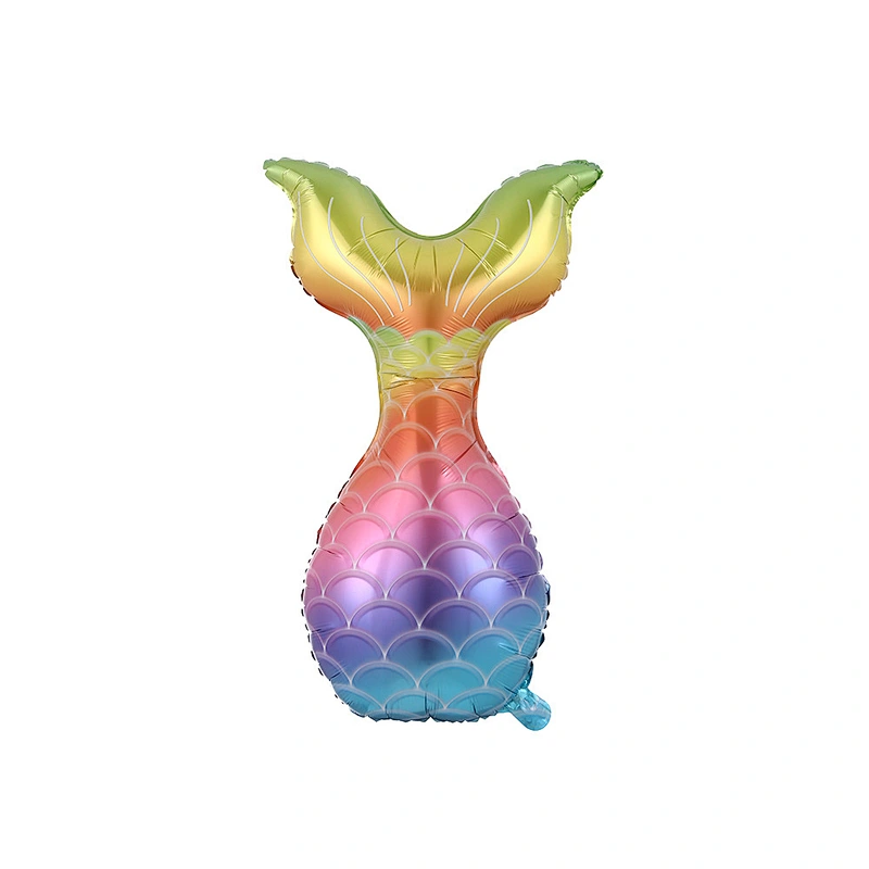 Cheap 22inch Mermaid Tail Foil Balloon Mermaid Party Decoration Balloons