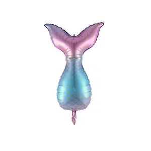 Cheap 22inch Mermaid Tail Foil Balloon Mermaid Party Decoration Balloons