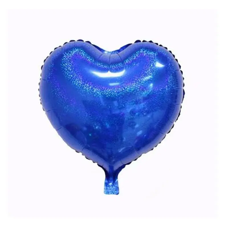 18inch Laser Metallic Star heart Foil Balloons Wedding Baby Shower Birthday Party Decor Helium Inflatable Globos Gift