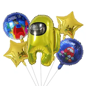 Among Us Game Theme Balloon Set Globos Kids Toys Balloons For Birthday Party Decoration Supplies