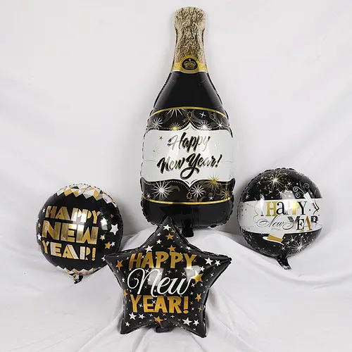18inch happy new year foil balloons for happy new year party supplies