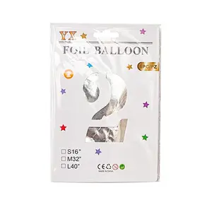 Hot Sale 40 Inch Large Numbers Balloons With Card Individually Packing For Party Decorations Helium Mylar Big Number Balloon