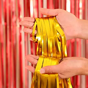 Decoration foil curtain rain curtain background wall balloon decorate birthday party decoration wedding props