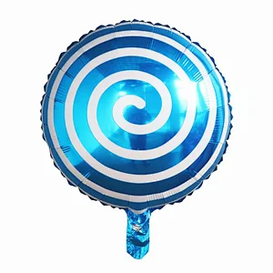 18 Inch Lollipop Windmill Striped Helium Foil Balloon Baby Shower Birthday Party Decoration Candy Balloon