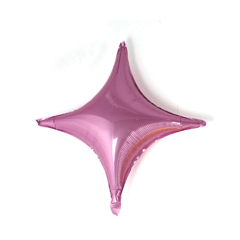 Colorful 24 inch Four-Pointed Corners Star Balloon Birthday Balloons Baby Shower Wedding Party Decoration Foil Helium Balloon