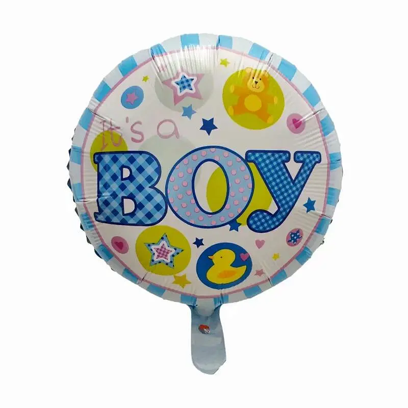 New Design Baby Shower Party Decoration Balloon Set Baby Girl or Boy Baptism Birthday 5pcs Balloon Set