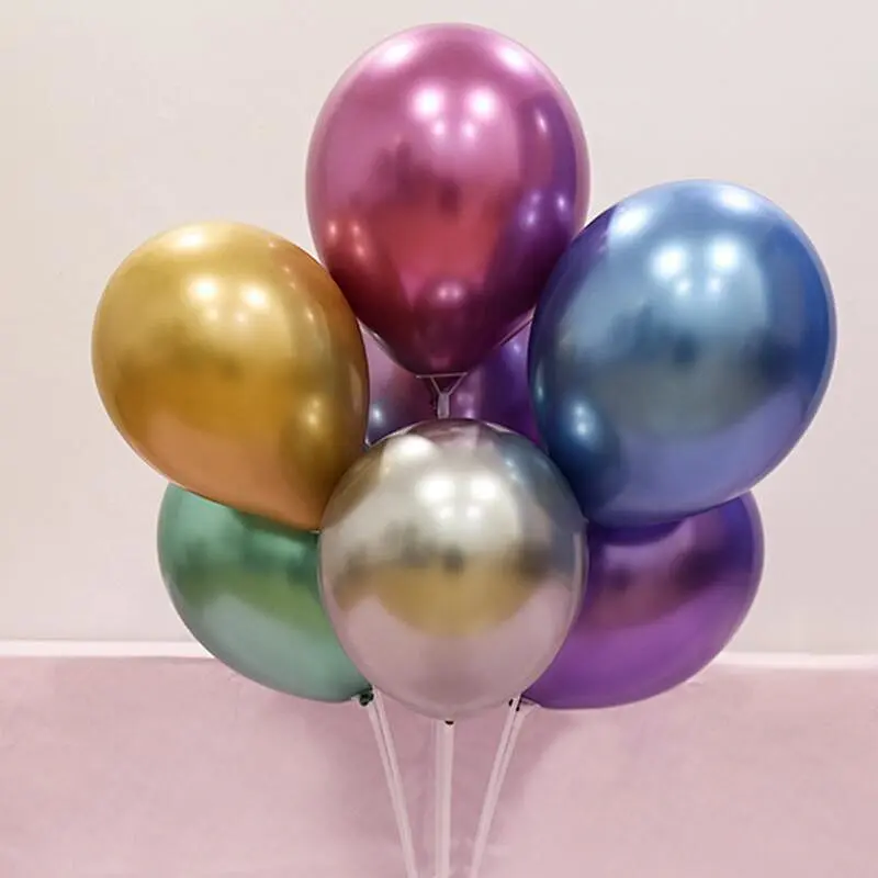 Party&wedding high quality Metal balloon colorful peal metallic latex balloons decoration Chrome balloons