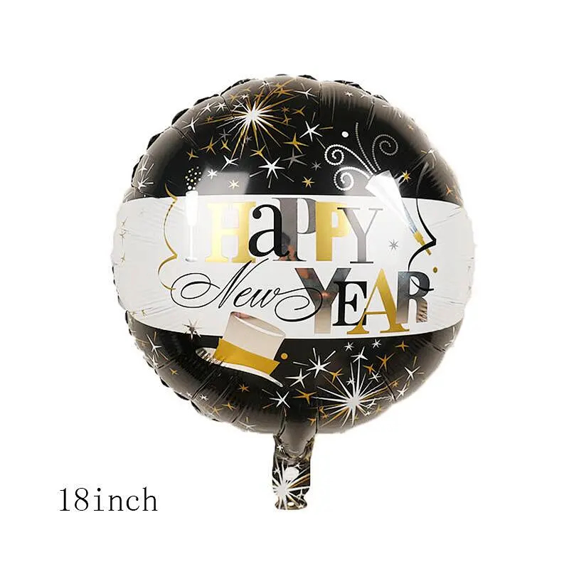 18inch happy new year foil balloons for happy new year party supplies