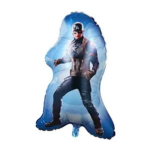 SuperHero Cartoon Character Shape Helium Foil Balloons Mutl Color SpiderMan Hero Mylar Golbos for Party Wedding Decoration