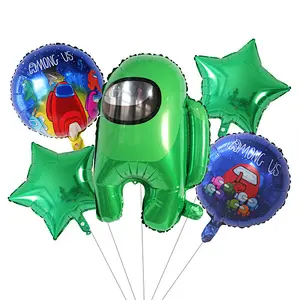 Among Us Game Theme Balloon Set Globos Kids Toys Balloons For Birthday Party Decoration Supplies