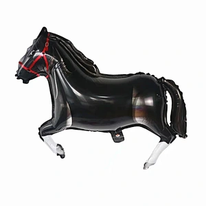 Wholesale Horse Shaped Foil Balloon Cartoon Animal Foil Balloons Galloping Horse For Children's Birthday Party Decoration Toys