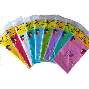 Party Used PE Plastic Rectangle Tablecloth Wedding Party Outing Dinner Rectangular Disposable Tablecloth