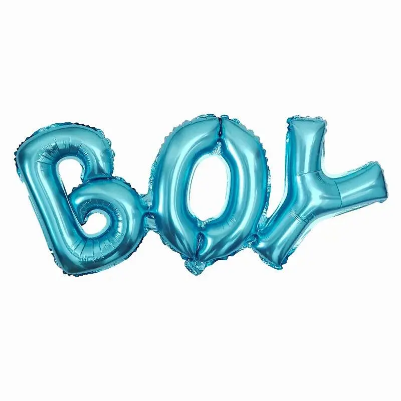 Wholesale Letter BOY GIRL foil Balloons Birthday Party Baby Shower Decoration Gender Balloon