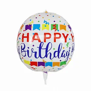 Wholesale Birthday Party 4D Decoration Balloon Children Birthday Accessories Happy Birthday Balloons