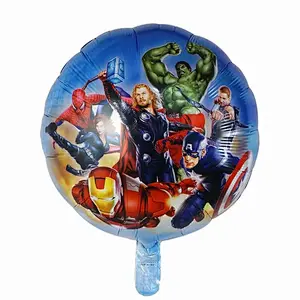 18 Inch Super Hero Balloon The Avengers Spider Man Iron Man Captain America Foil Balloon Children's Birthday Party Supplies
