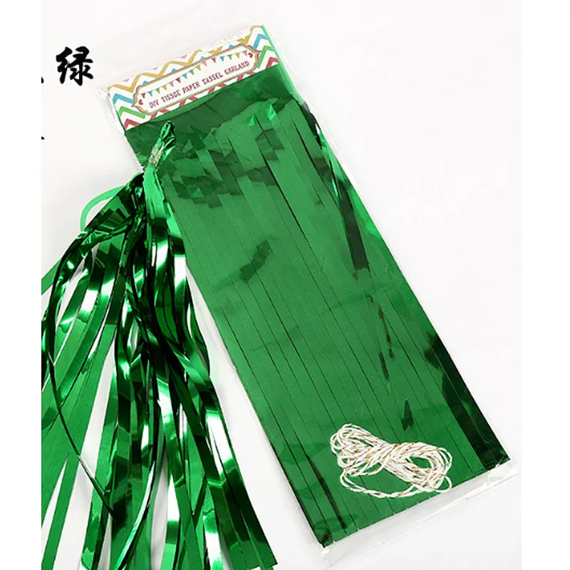 Hot Sale Birthday Party Decoration Balloon Accessories Foil Tassels for Party Decorations