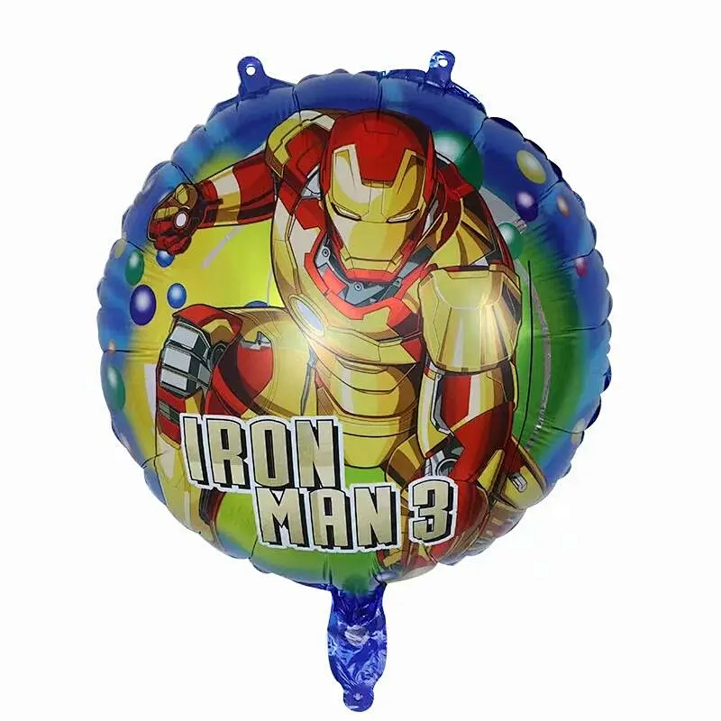 18 Inch Super Hero Balloon The Avengers Spider Man Iron Man Captain America Foil Balloon Children's Birthday Party Supplies