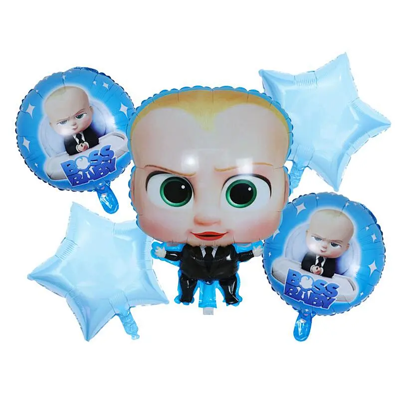 18inch Boss baby Foil helium Balloons for Birthday Party Decorations Globos Kids Toys Baby Shower Supplies balloons set