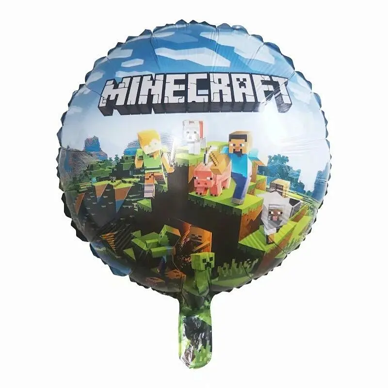 New Design 18-inch Creeper Game Balloon Cartoon Game Mine World Superman Aluminum Foil Balloon Wholesale