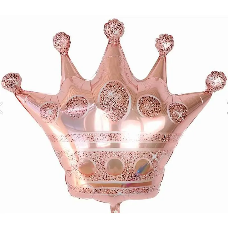 New Design Wedding Birthday Party Decoration Balloon Large Size Crown Shape Foil Balloon