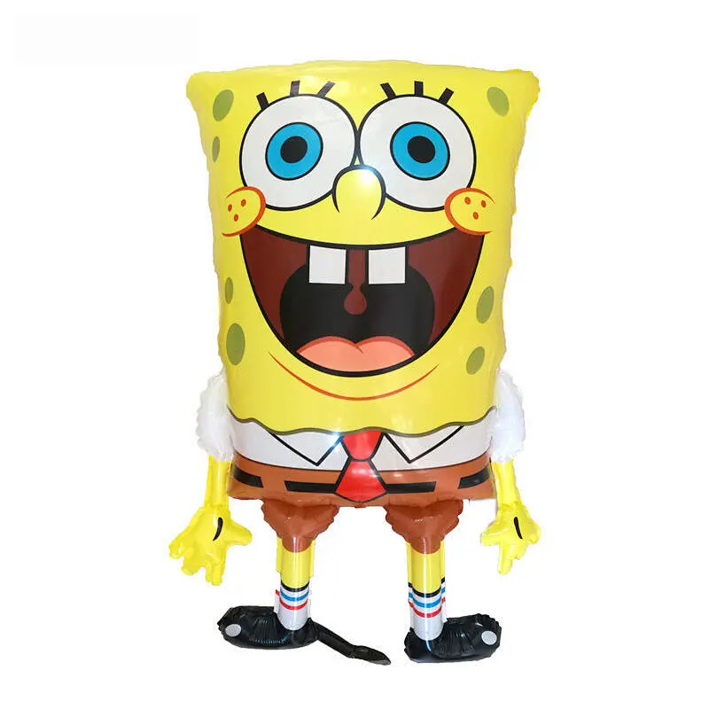Cartoon Character SpongeBob Birthday Decoration Balloon Set Kids Toy SpongeBob Foil Balloon For Birthday Party Show Decoration SpongeBob Balloons