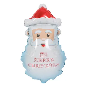 New Cartoon Christmas Globos Deer Bear Santa Claus Aluminum Foil Balloons Merry Christmas Party Decoration Balloons