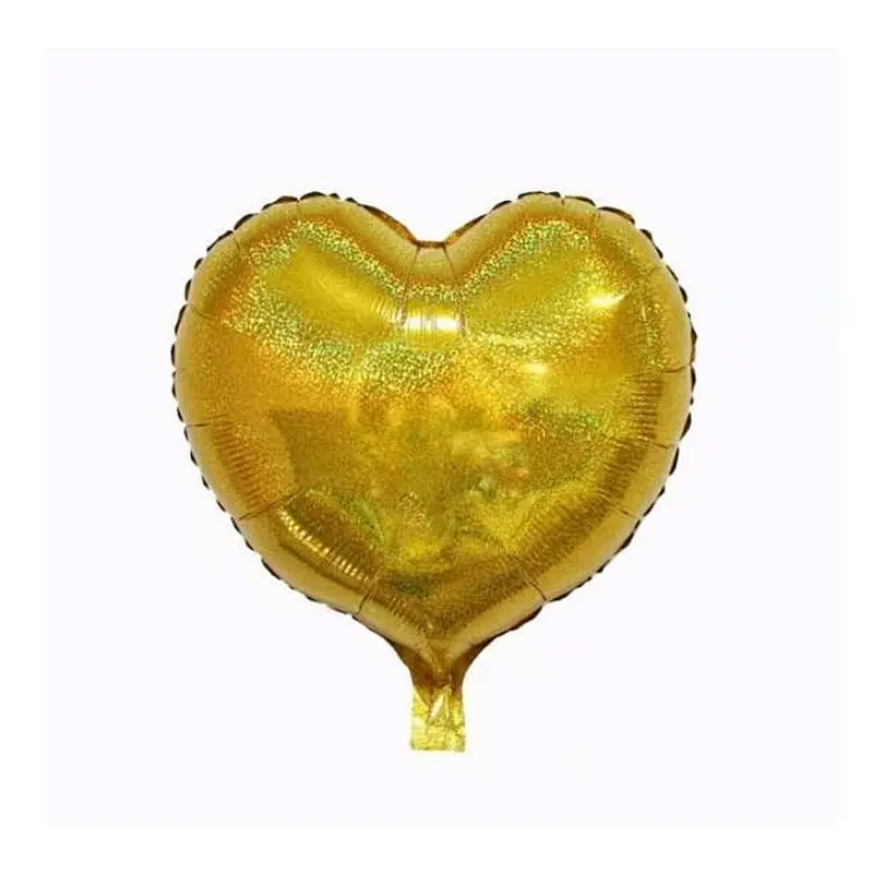 18inch Laser Metallic Star heart Foil Balloons Wedding Baby Shower Birthday Party Decor Helium Inflatable Globos Gift