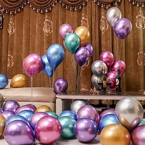 Party&wedding high quality Metal balloon colorful peal metallic latex balloons decoration Chrome balloons