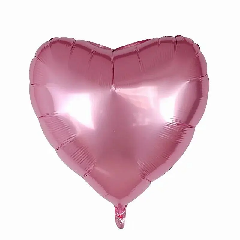 Party Decoration Aluminum Foil Balloon 30 Inch Solid Color Heart Shape Balloon Wholesale