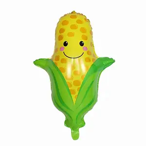 Hot Sale Fruit Vegetables Shape Party Decoration Foil Balloon Avocado Banana Corn Balloons