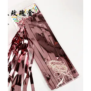 Hot Sale Birthday Party Decoration Balloon Accessories Foil Tassels for Party Decorations