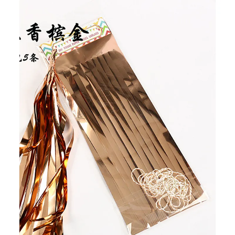 Hot Sale Birthday Party Decoration Balloon Accessories Foil Tassels for Party Decorations